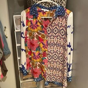 Rose + Olive Colorful Blouse